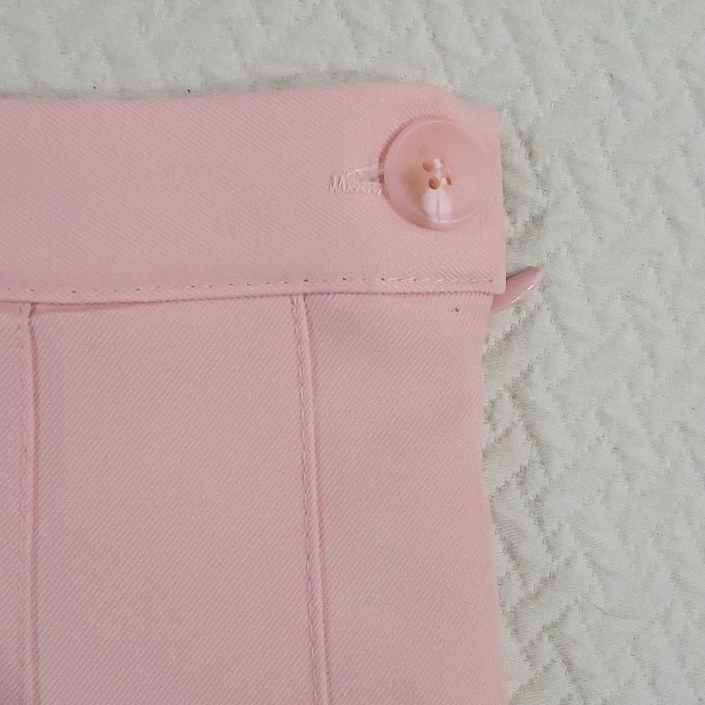 Joy Shop Pink Pleated Skater Skirt Built In Shorts Size M Skort - Picture 7 of 12